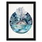 Stromboli Volcano Blue by Cat Coquillette Frame  - Americanflat